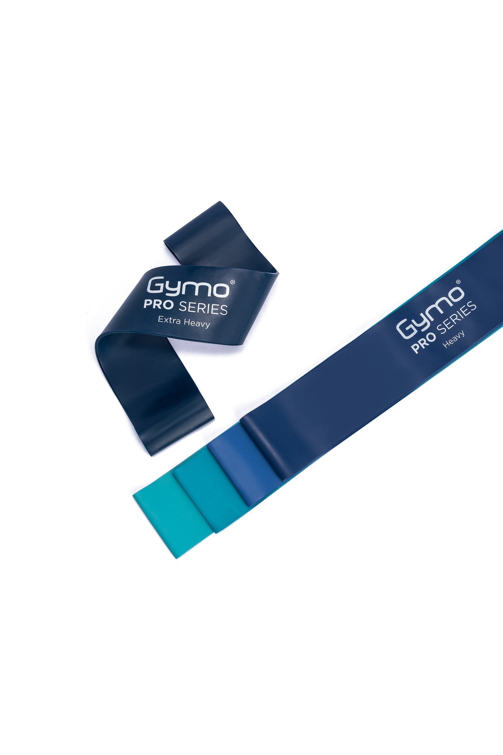 Gymo Pro Series Çantalı Direnç Bandı Fitness Pilates Esnetme Lastiği 5'li Set Mavi