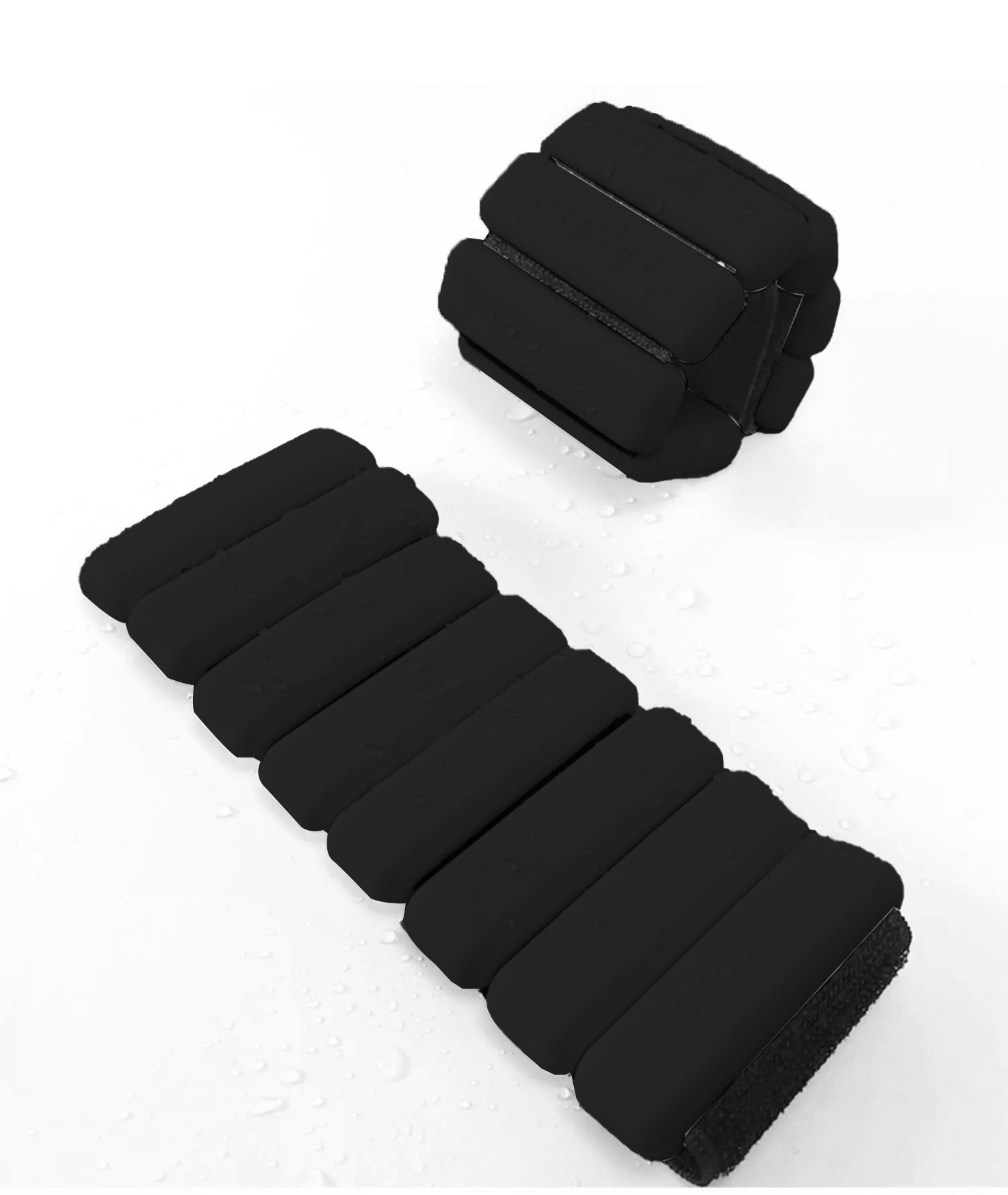 Gymo Pro Series Ayarlanabilir Silikon Bilek Ağırlığı 2x500gr Siyah