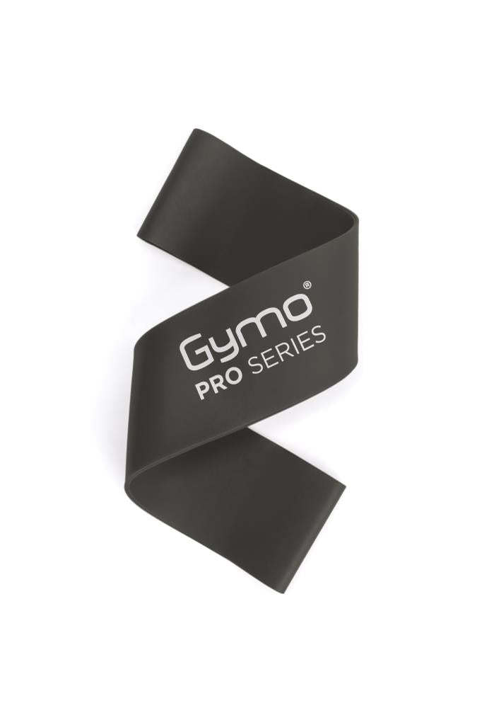 Gymo Pro Series Çantalı Direnç Bandı Fitness Pilates Esnetme Lastiği 5'li Set Siyah
