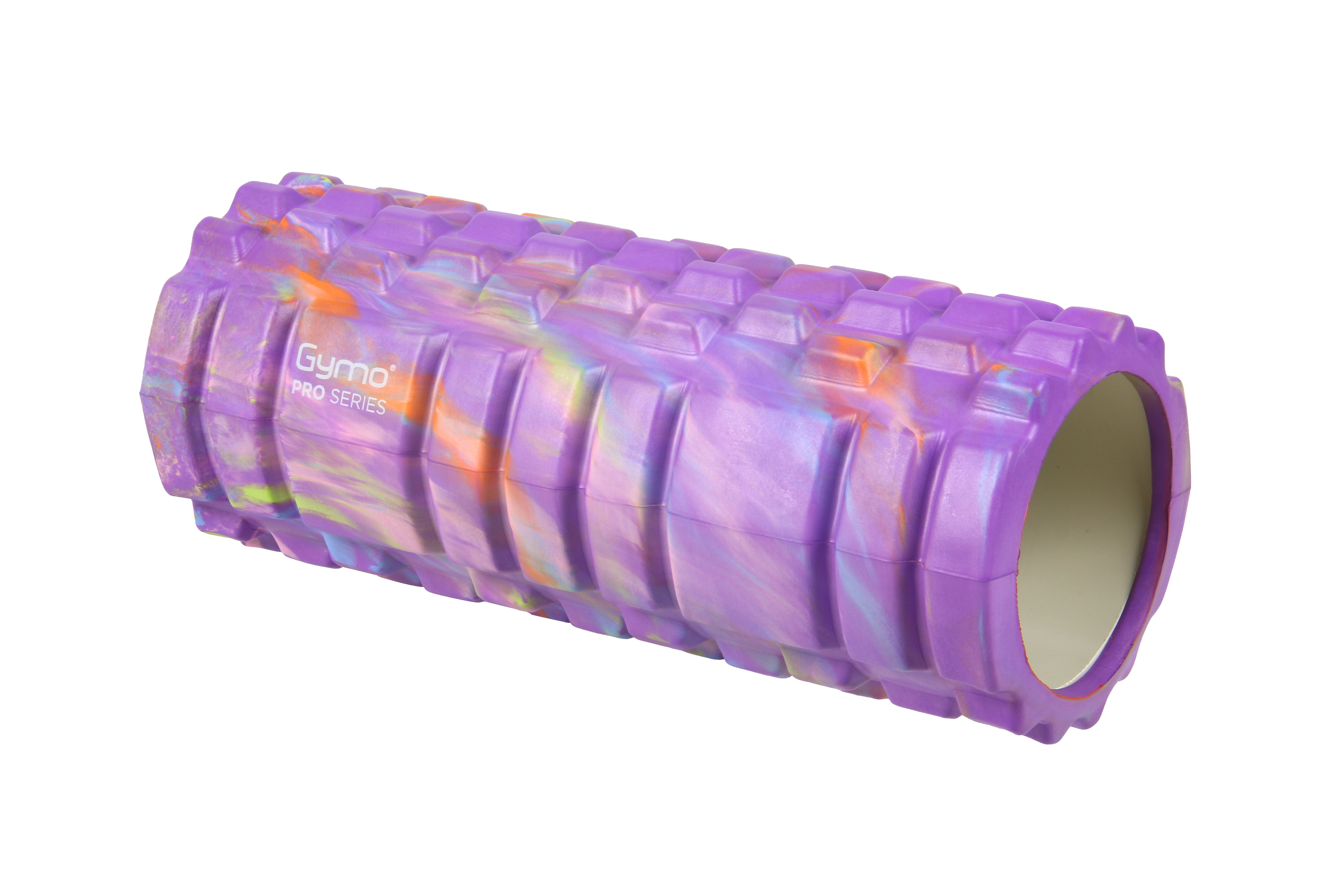 Gymo Pro Series Cloudy Marble Foam Roller Pilates Masaj Rulosu Mor