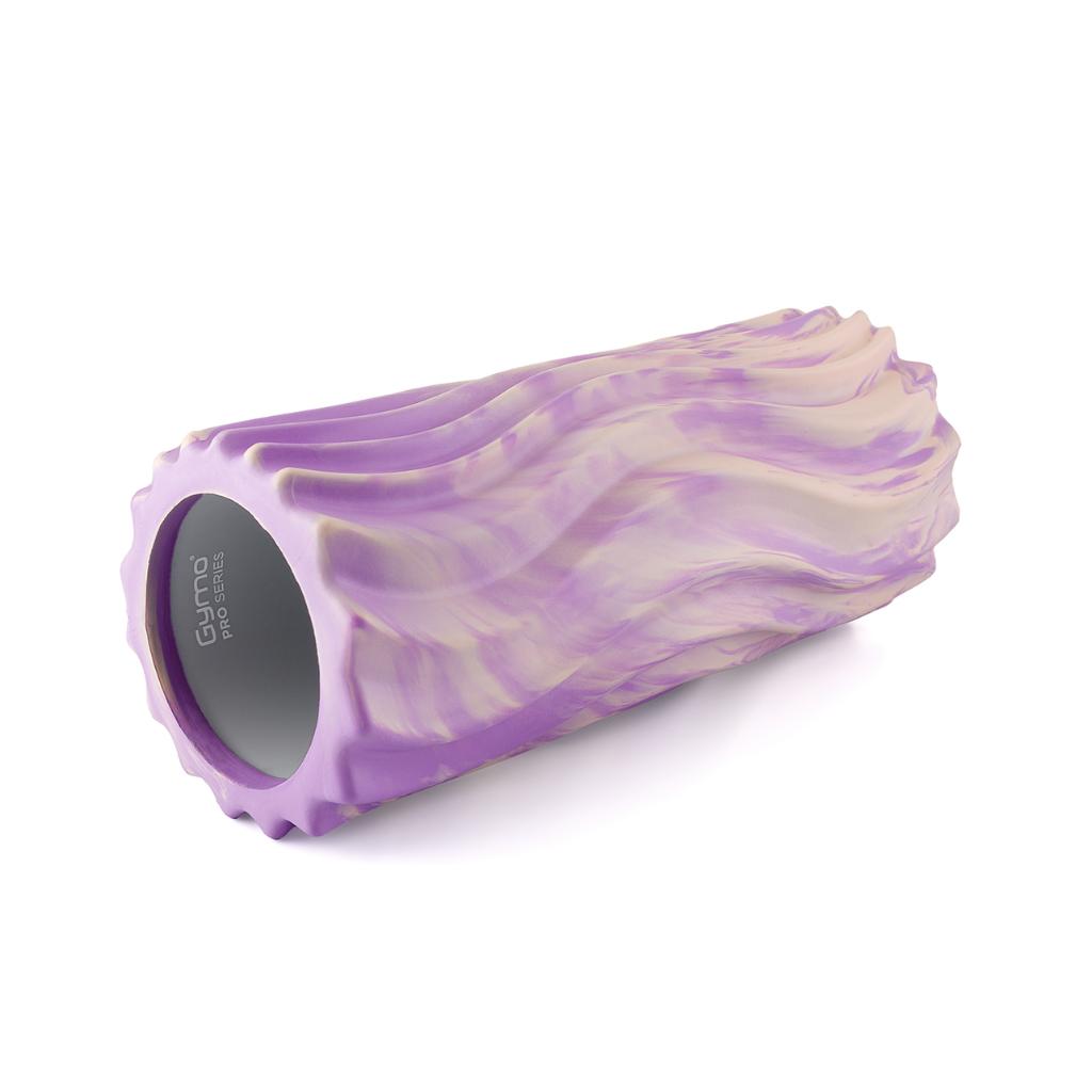 Gymo Pro Series Cloudy Wavy Foam Roller Pilates Masaj Rulosu Mor