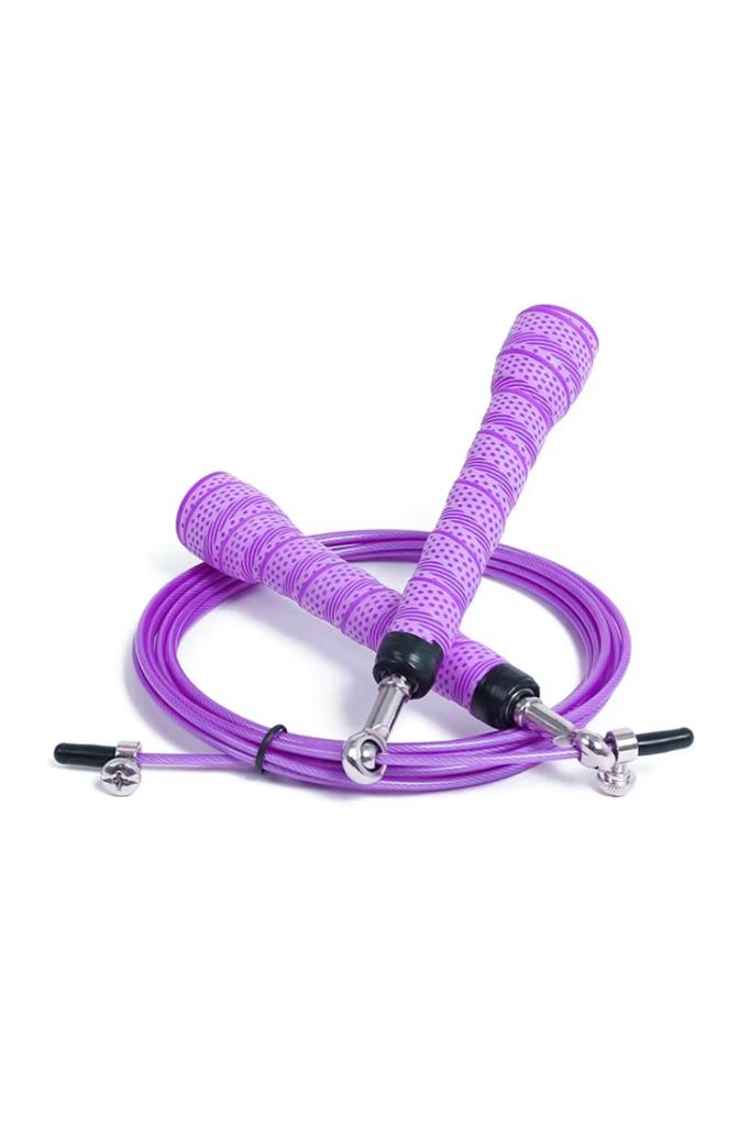 Gymo Pro Series Kaydırmaz Saplı Egzersiz Antrenman Atlama İpi Mor