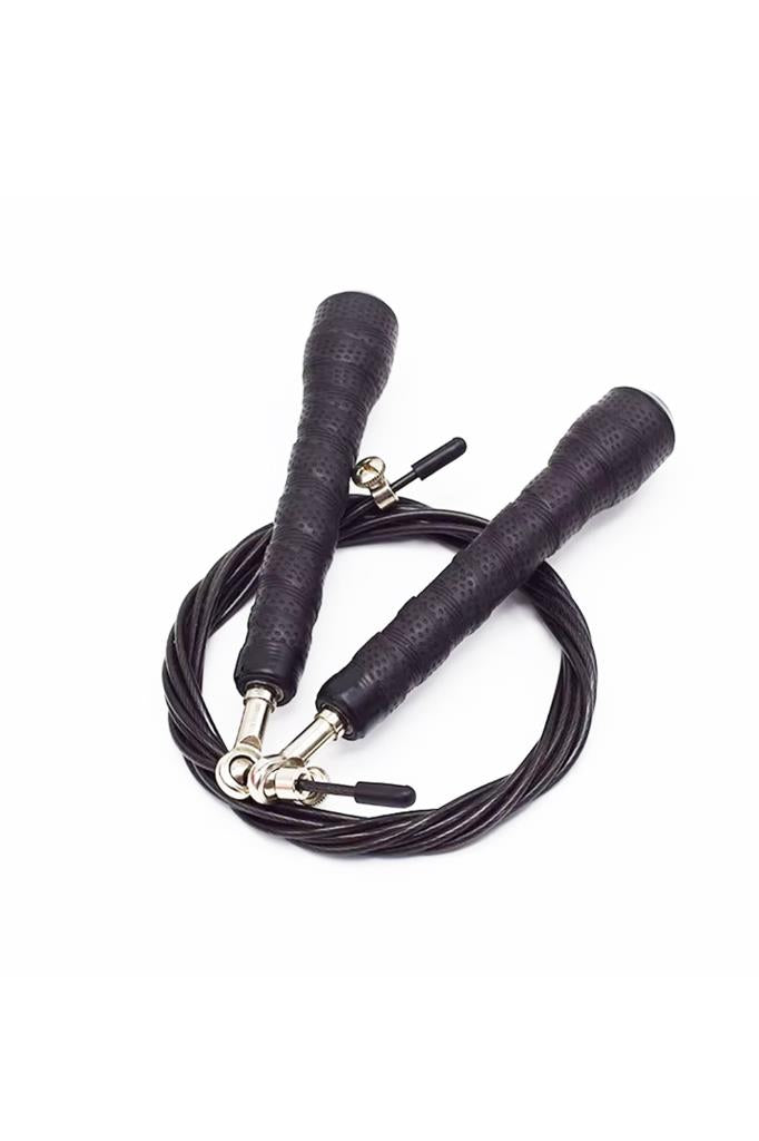 Gymo Pro Series Kaydırmaz Saplı Egzersiz Antrenman Atlama İpi Siyah