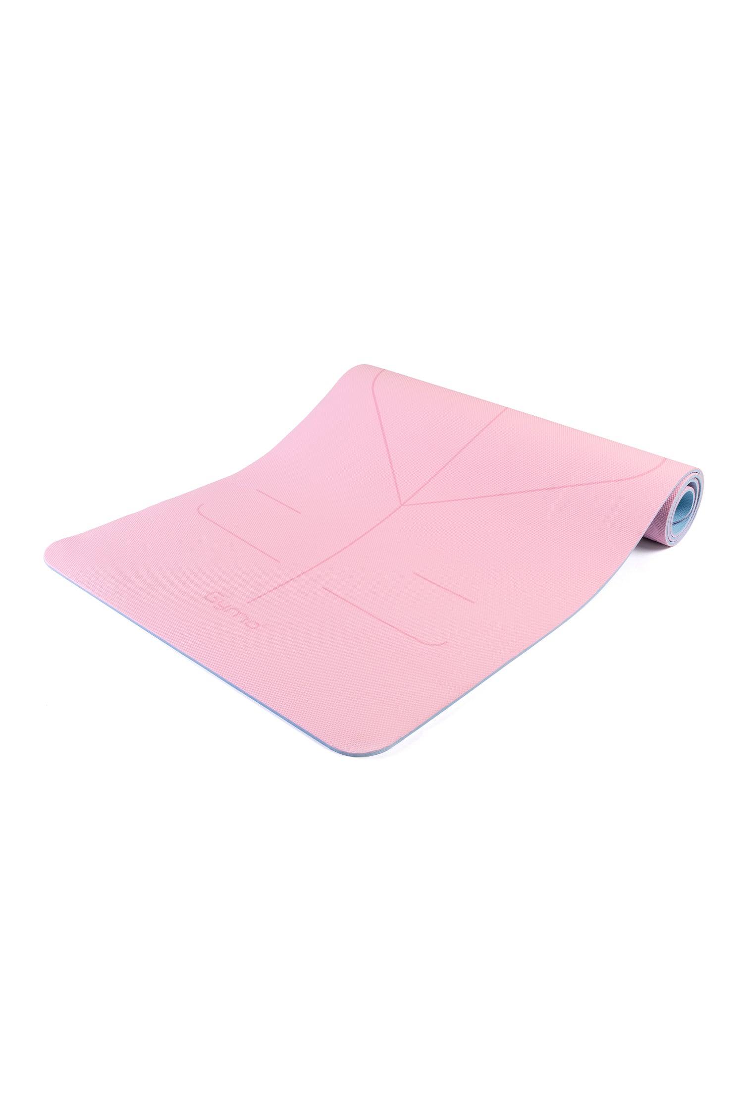 Gymo UltraGrip Hizalamalı 6mm TPE Yoga Matı Pilates Minderi Pembe