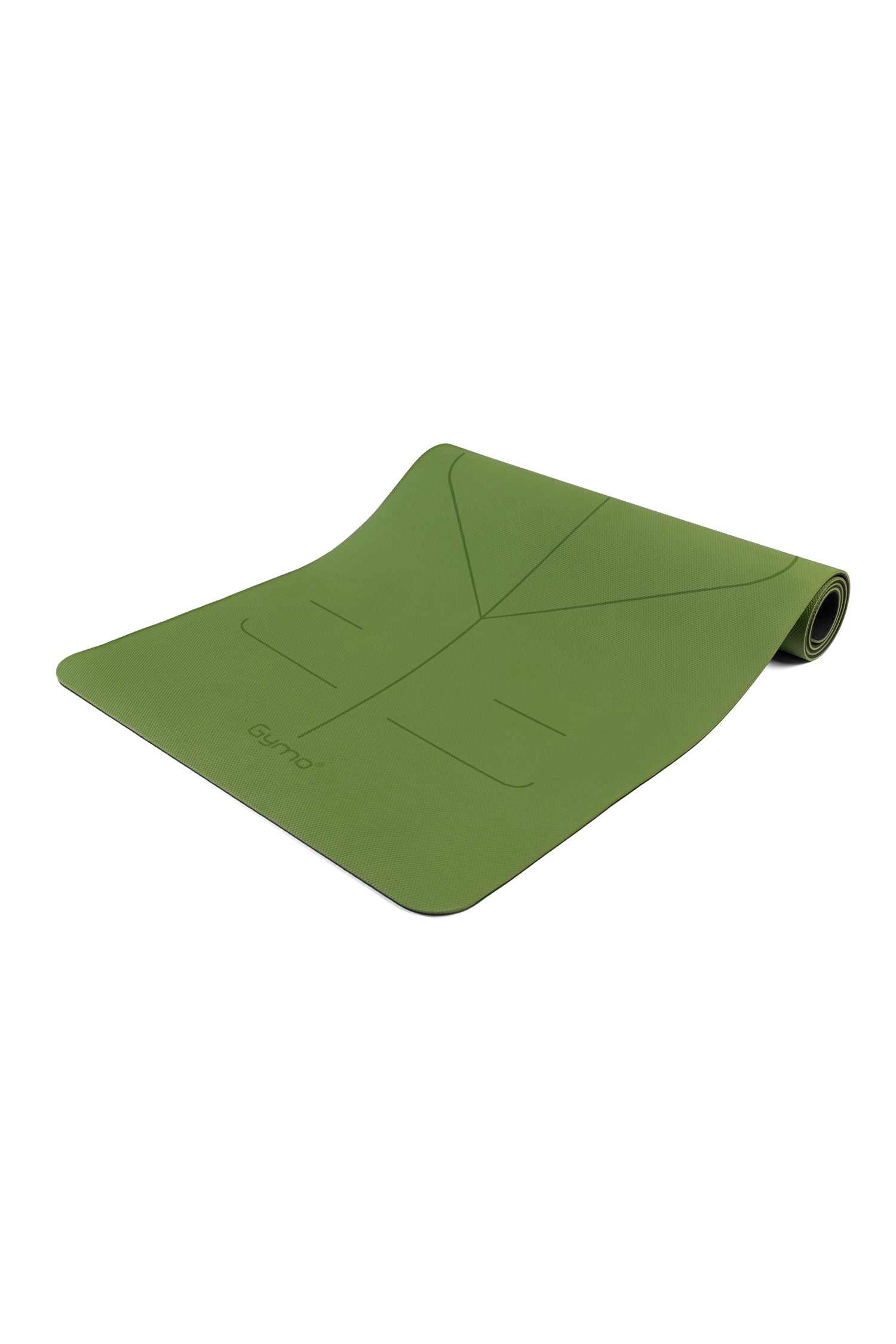 Gymo UltraGrip Hizalamalı 6mm TPE Yoga Matı Pilates Minderi Yeşil