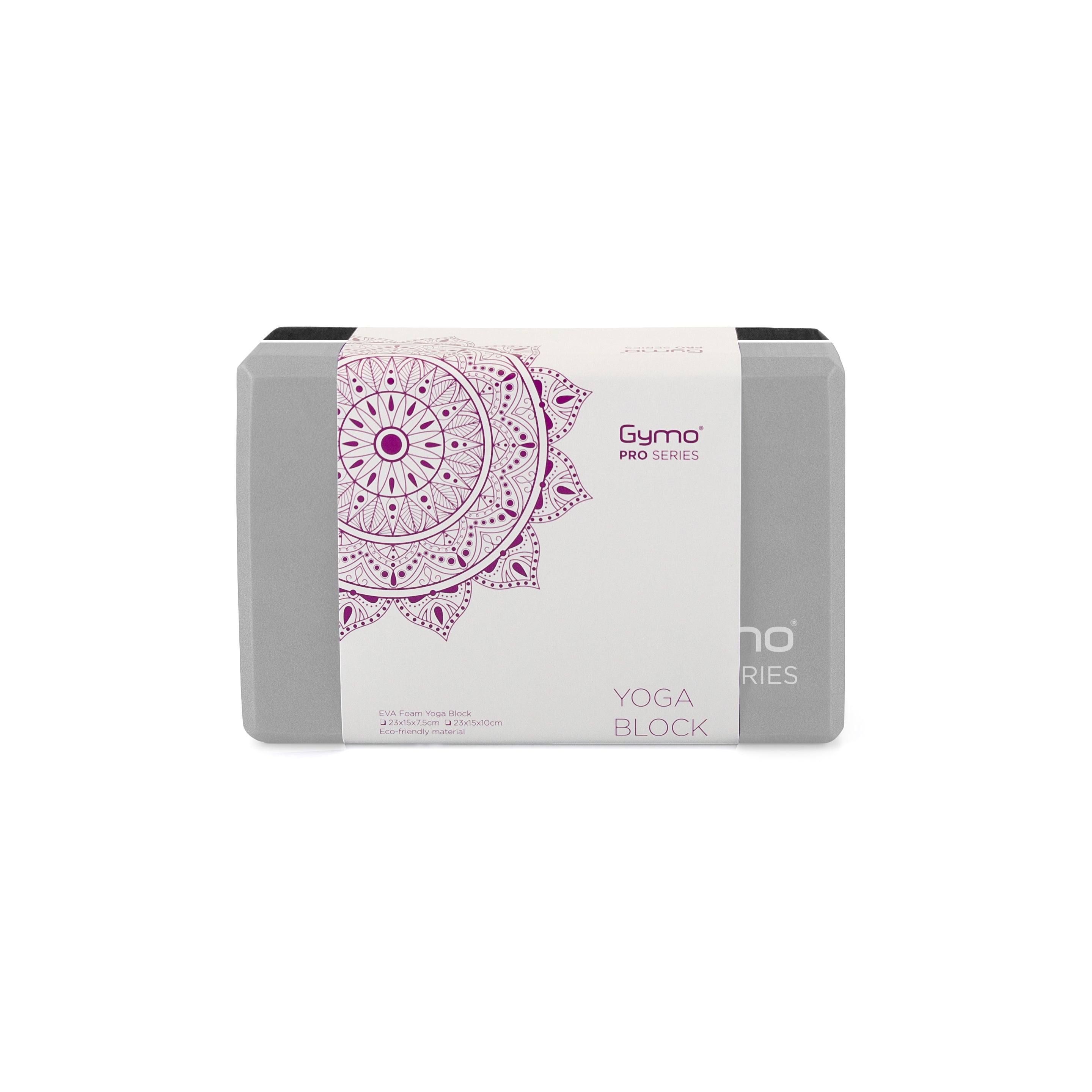 Gymo Pro Series 2 Renk Yoga Blok Siyah x Gri