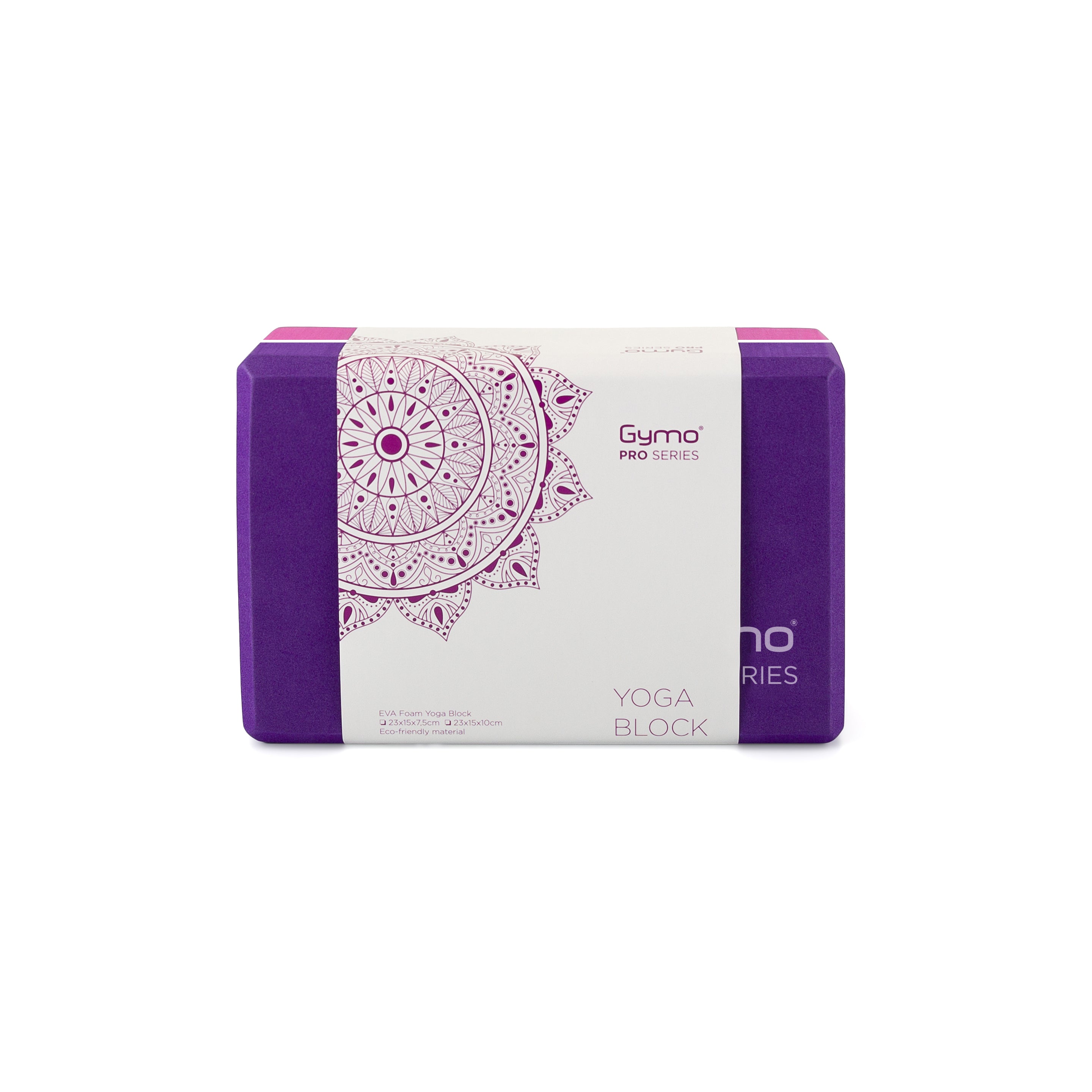 Gymo Pro Series 2 Renk Yoga Blok Mor x Pembe