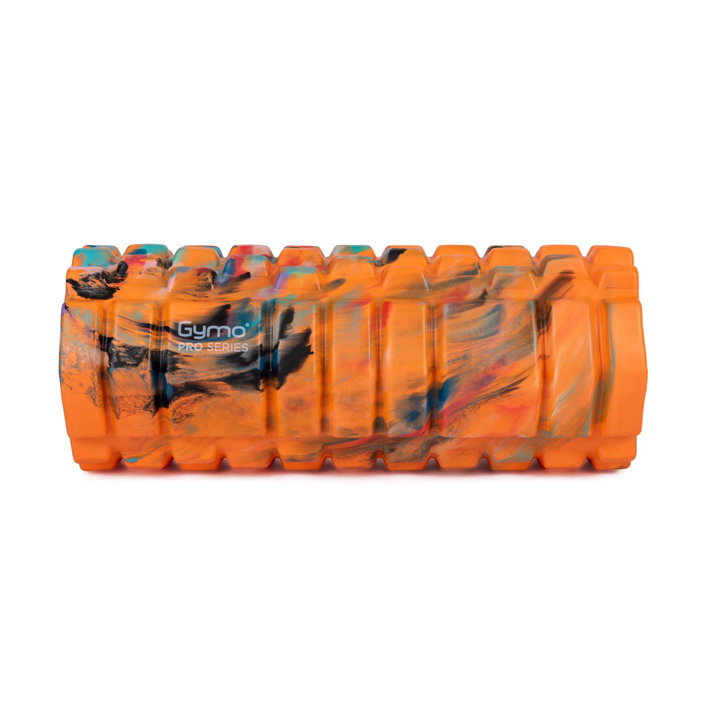 Gymo Pro Series Cloudy Marble Foam Roller Pilates Masaj Rulosu Turuncu