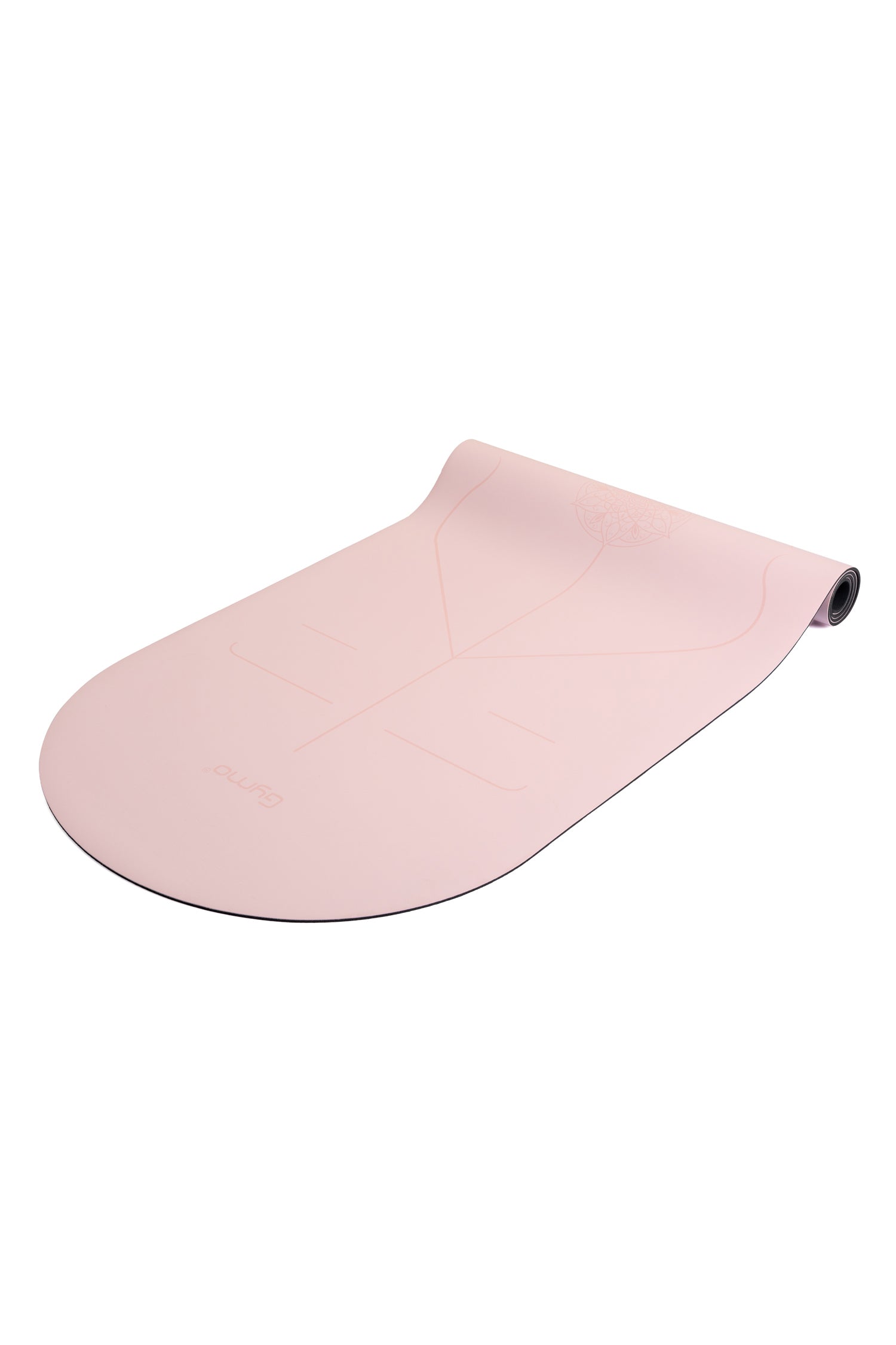 Gymo Pu-Rubber Kaydırmaz Kauçuk Yoga Pilates Matı 5mm Pembe