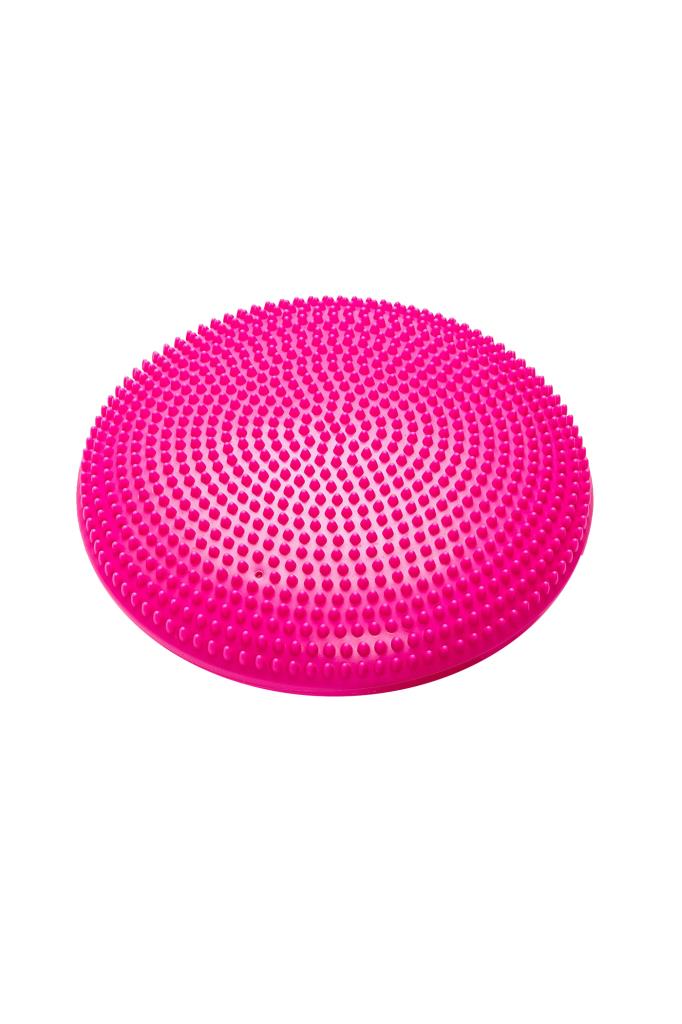 Gymo Pompalı Denge Yastığı Balance Disk Denge Pedi 33cm Pembe
