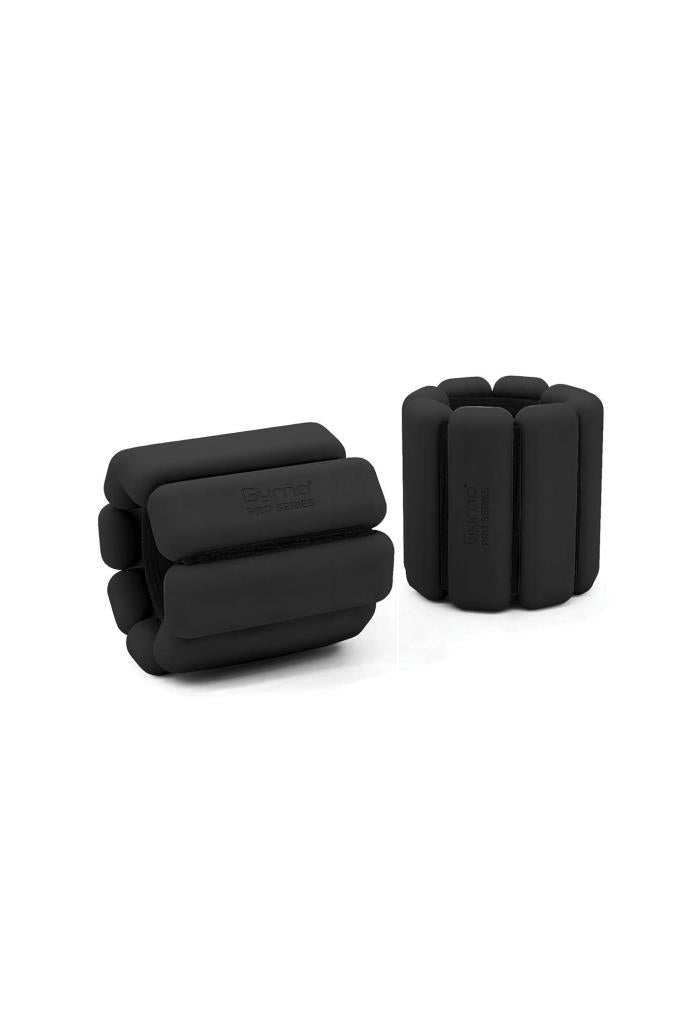 Gymo Pro Series Ayarlanabilir Silikon Bilek Ağırlığı 2x1kg Siyah